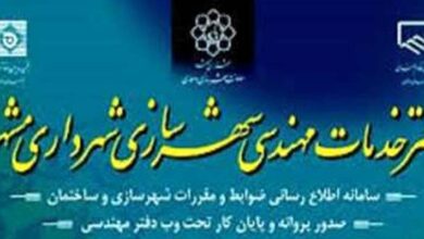 دفترخدمات مهندسی شهرسازی شهرداری مشهد