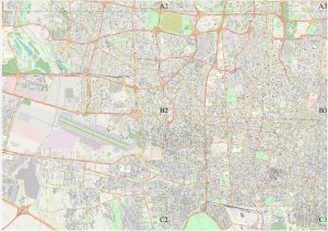 نقشه بلوک های آماری شهر تهران سال 90 زون B